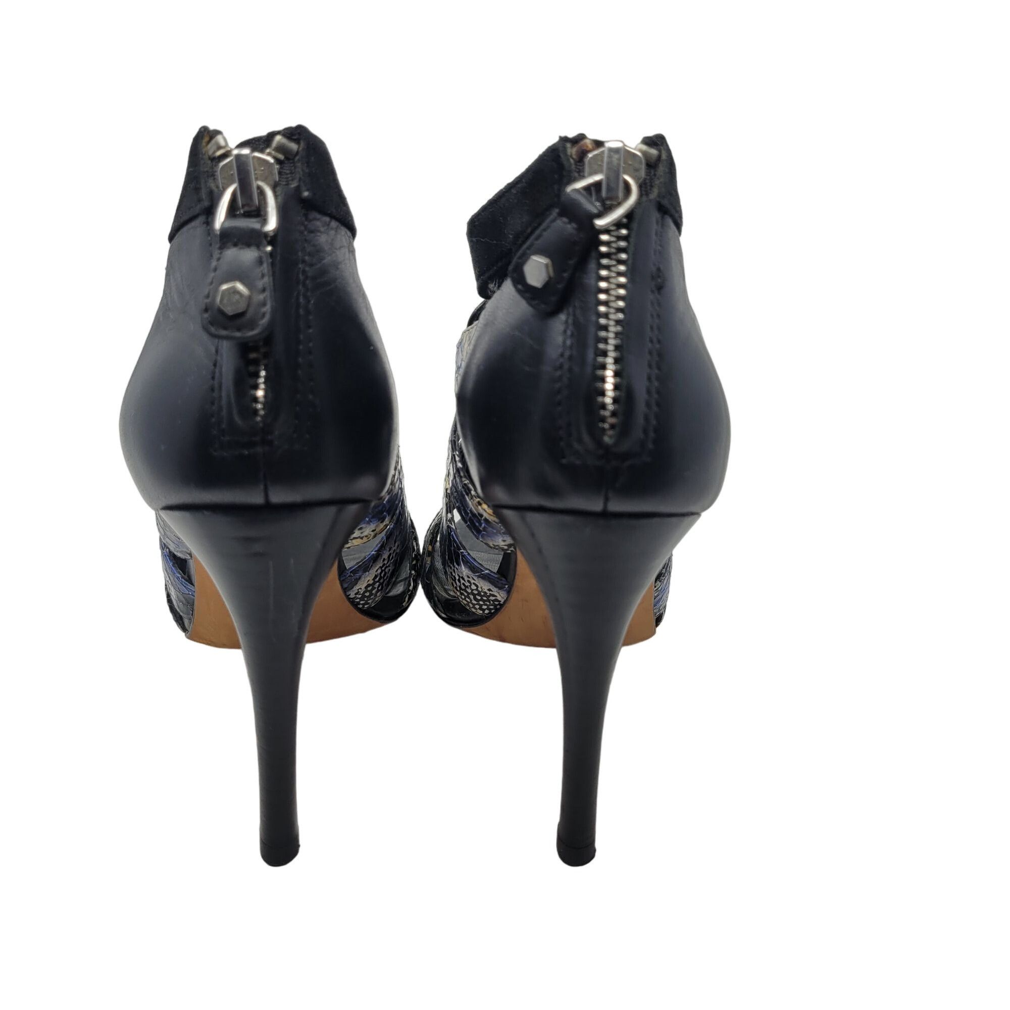 Rebecca Minkoff 90s Rebecca Minkoff Strappy Lace-Up Stiletto Heels 6.5 Blue Size US 6.5 / IT 36.5 - 8 Thumbnail