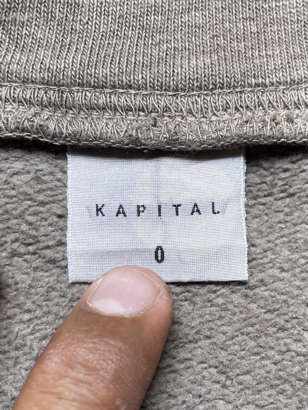 Kapital KAPITAL Button Front Hooded Cardigan Grey Size US XS / EU 42 / 0 - 6 Thumbnail