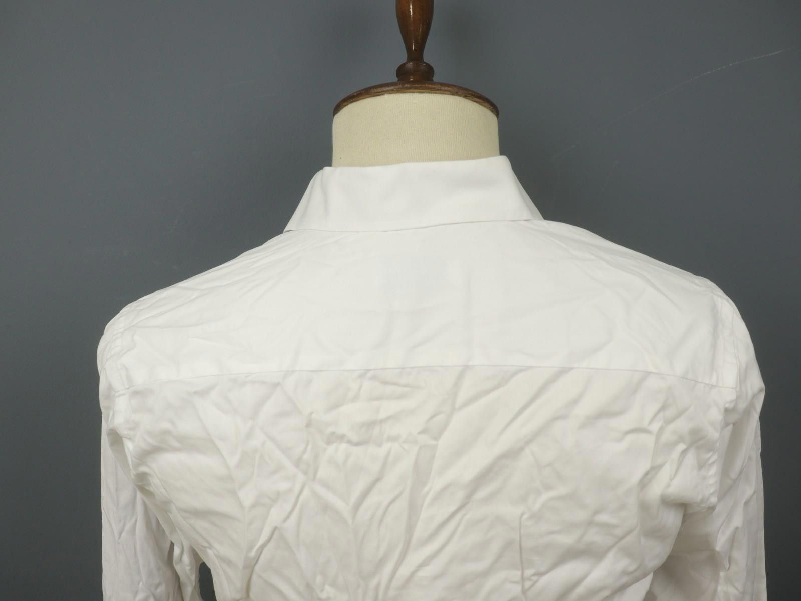 Eton Eton White 100% Cotton Collared Dress Shirt Size 40 Size 38R - 9 Thumbnail