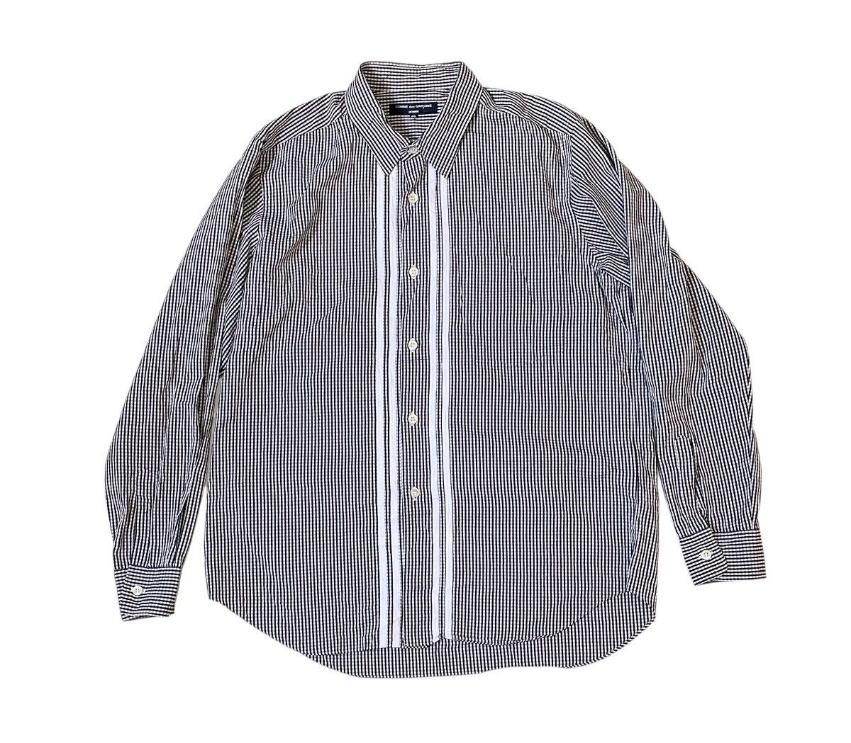 Comme des Garcons Cdg homme AD2007 checkered panel button up Size US S / EU 44-46 / 1 - 1 Thumbnail