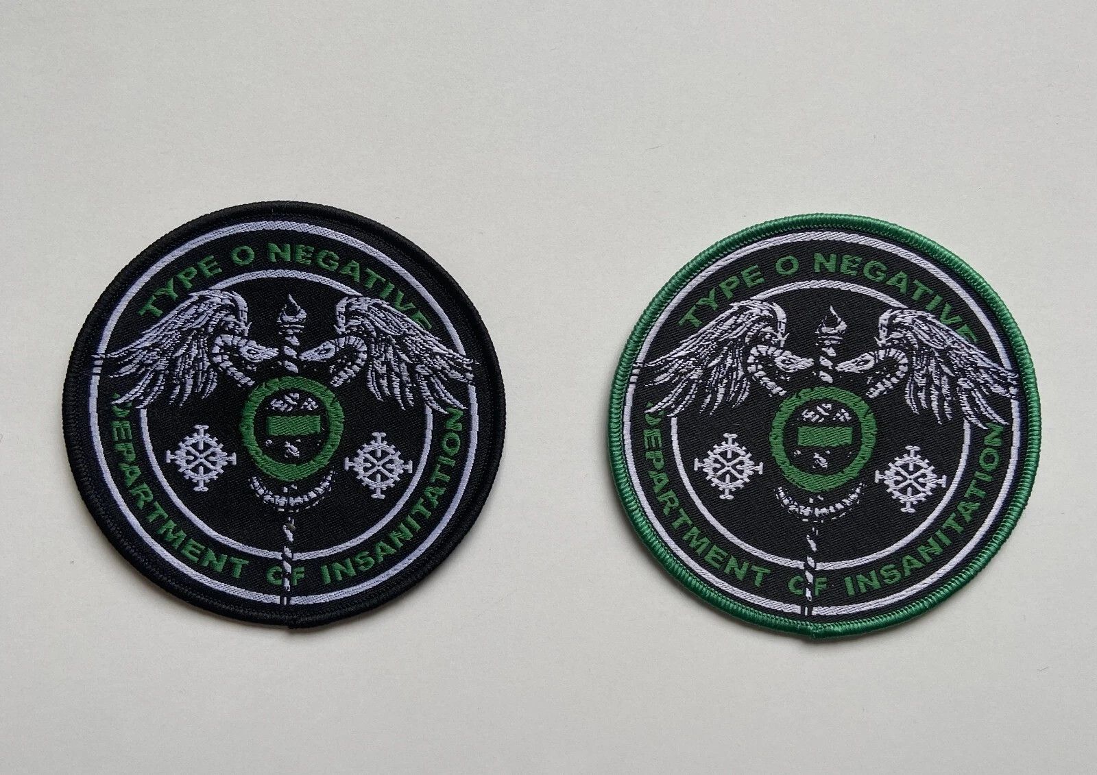 Other 2 x TYPE O NEGATIVE - DEPARTMENT OF INSANITATION RARE PATCH Size ONE SIZE - 1 Preview