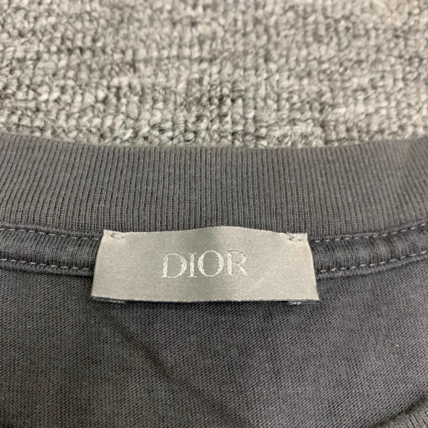 Dior Dior Gray Space Graffiti Short Sleeve L 98New Wash Size US L / EU 52-54 / 3 - 5 Thumbnail