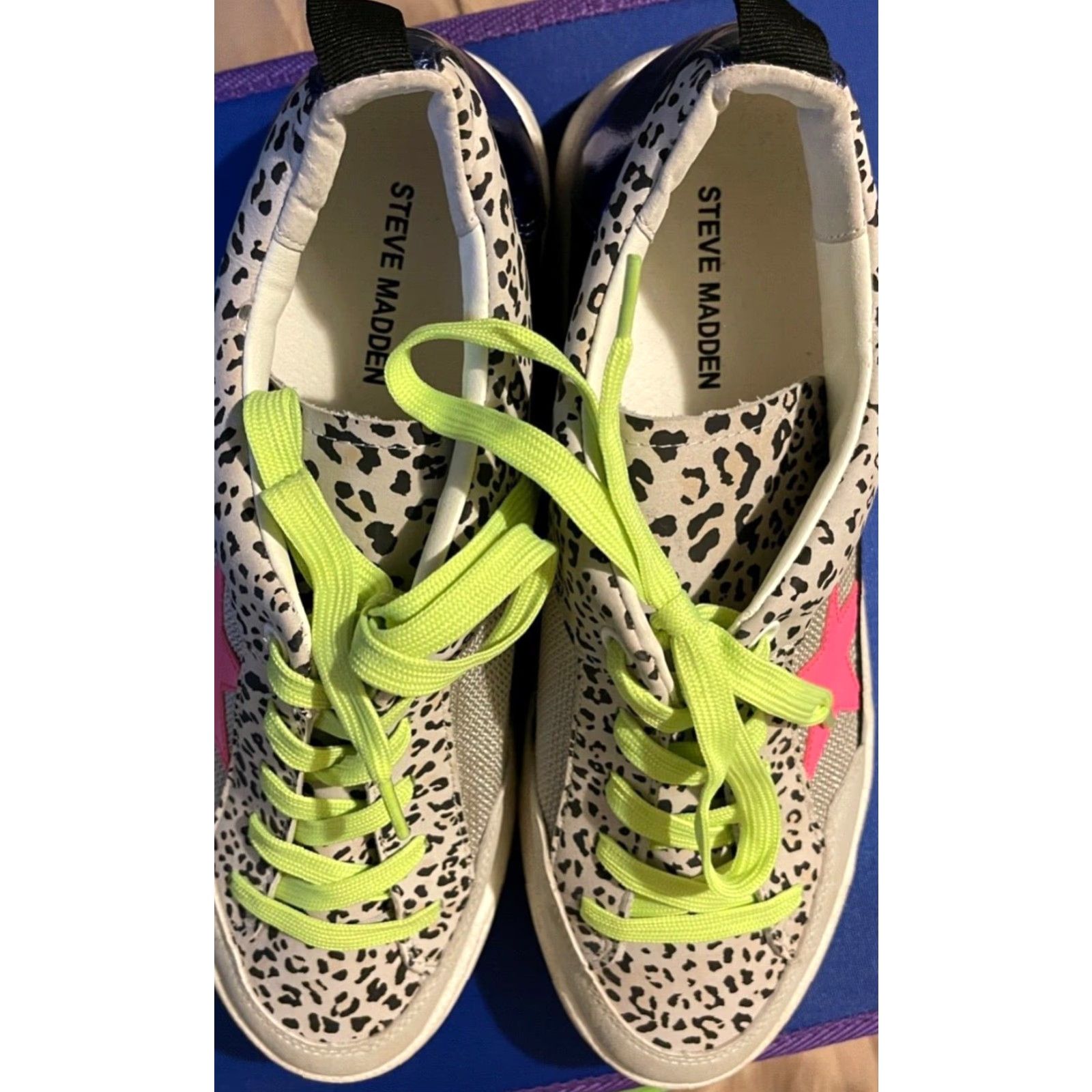 Steve Madden Steve Madden Goody Star Court Oxford Sneakers Leopard Print Womens Sz 10M Court Oxford Sneakers Leopard Print Womens Sz 10M Size US 10 / IT 40 - 4 Thumbnail