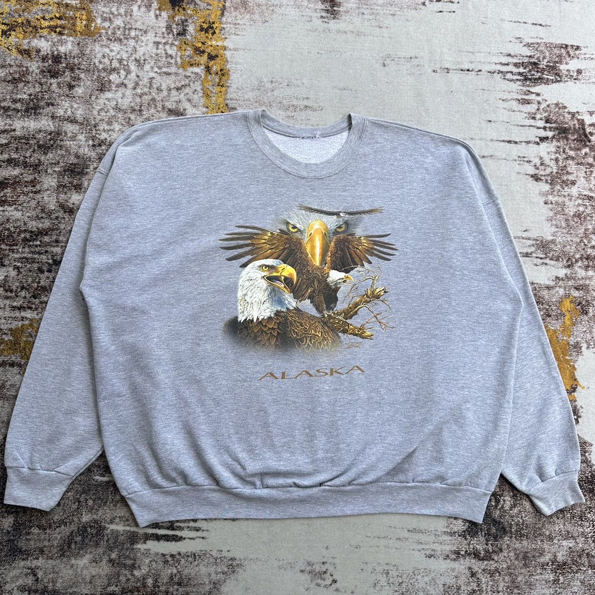 Vintage VINTAGE EAGLES ALASKA BIG LOGO GRAPHIC TEE OVERSIZE Size US XXL / EU 58 / 5 - 2 Thumbnail