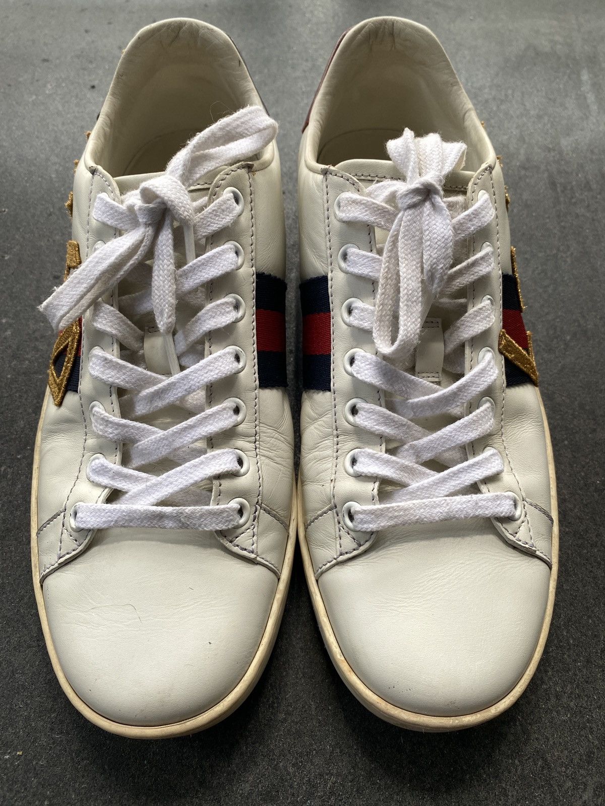 Gucci Gucci Ace Loved Sneakers Size US 7 / IT 37 - 7 Thumbnail