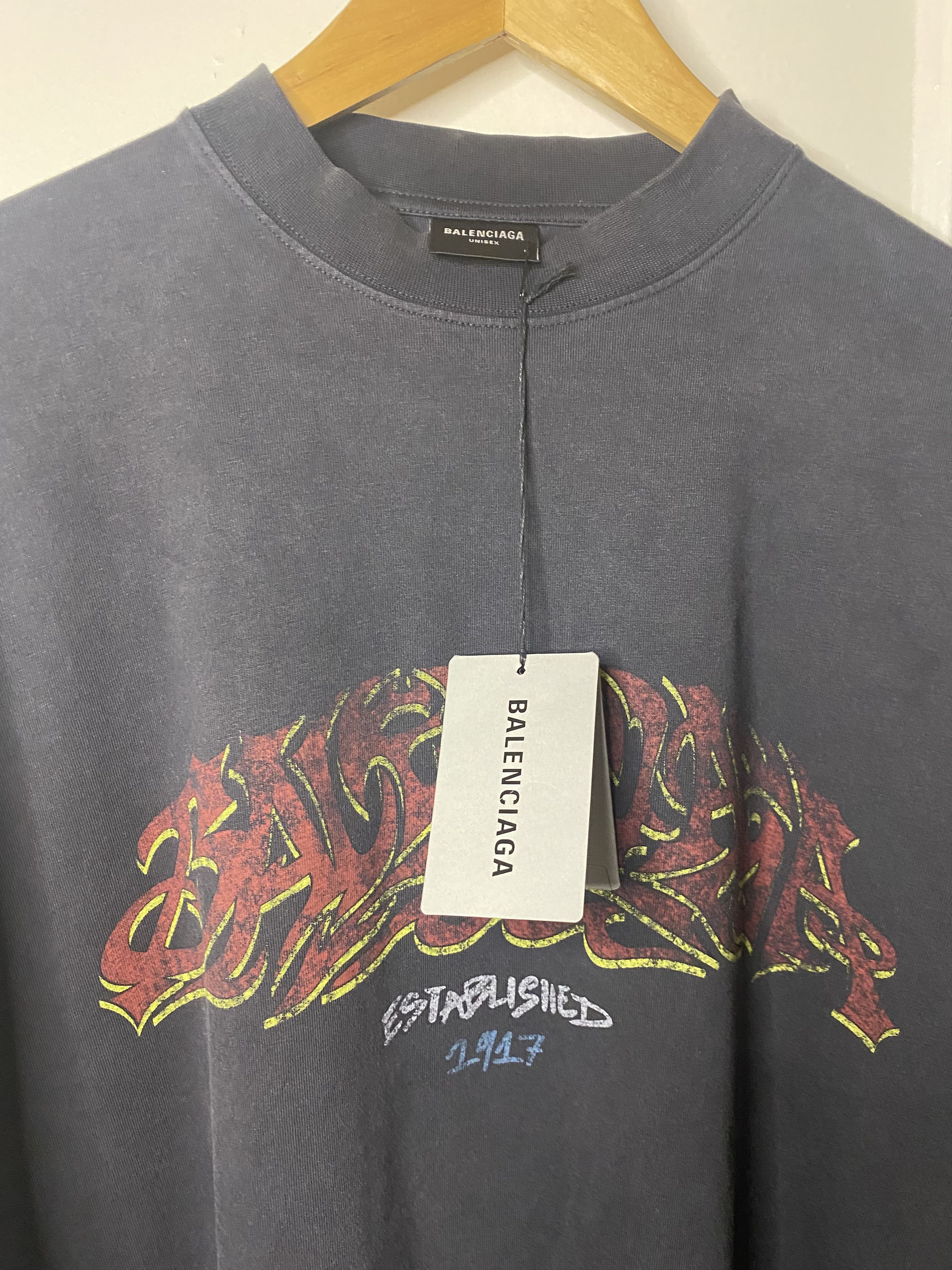 Balenciaga Offshore Short Sleeve Size US XL / EU 56 / 4 - 3 Thumbnail