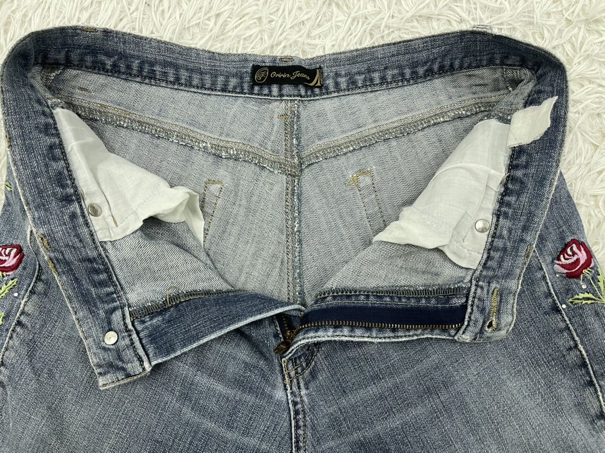 Japanese Brand Origin Jeans Pant Side Flowers Size 31" - 8 Thumbnail