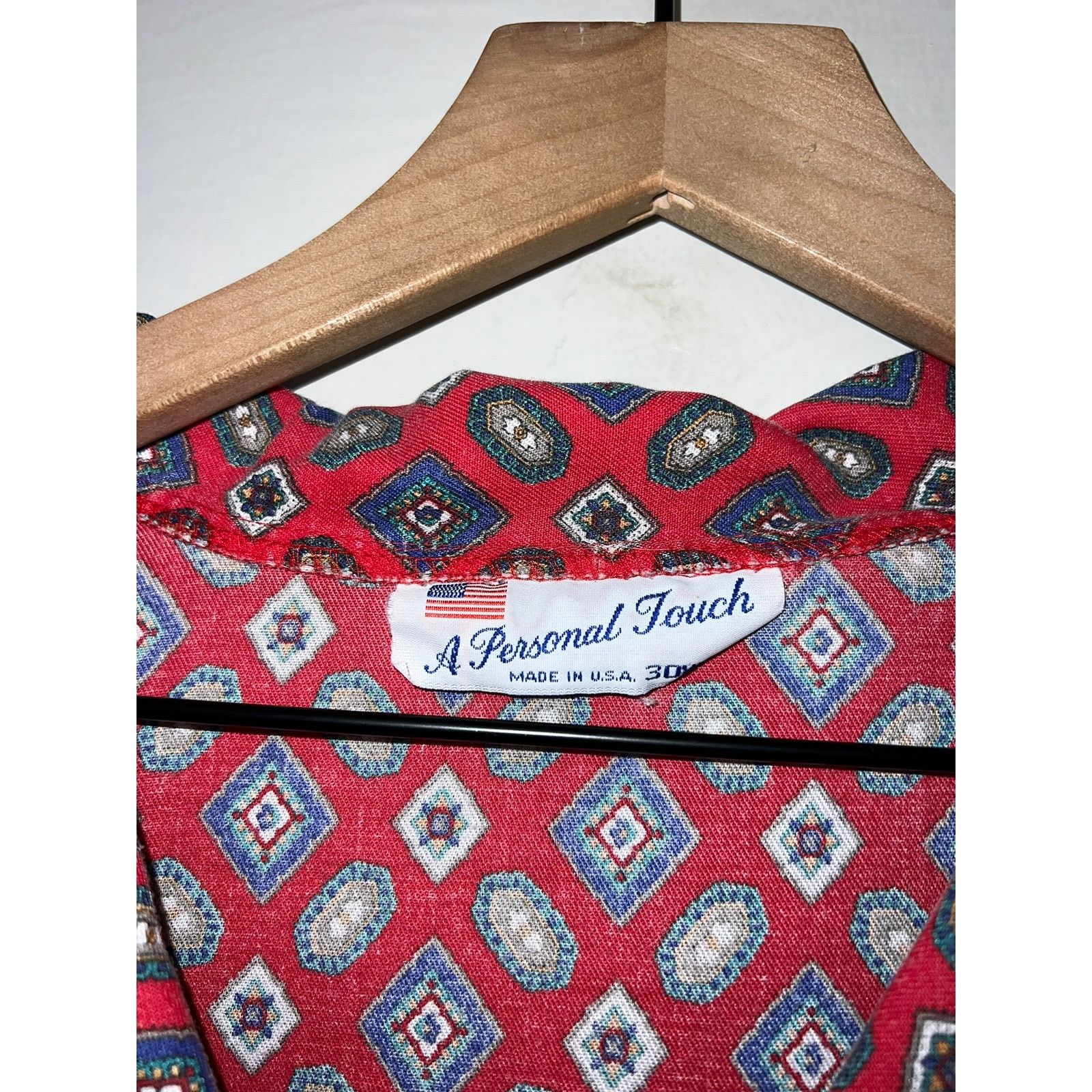 Vintage Vintage Womens A Personal Touch Button Down Shirt 80s 30W Size XL / US 12-14 / IT 48-50 - 6 Thumbnail