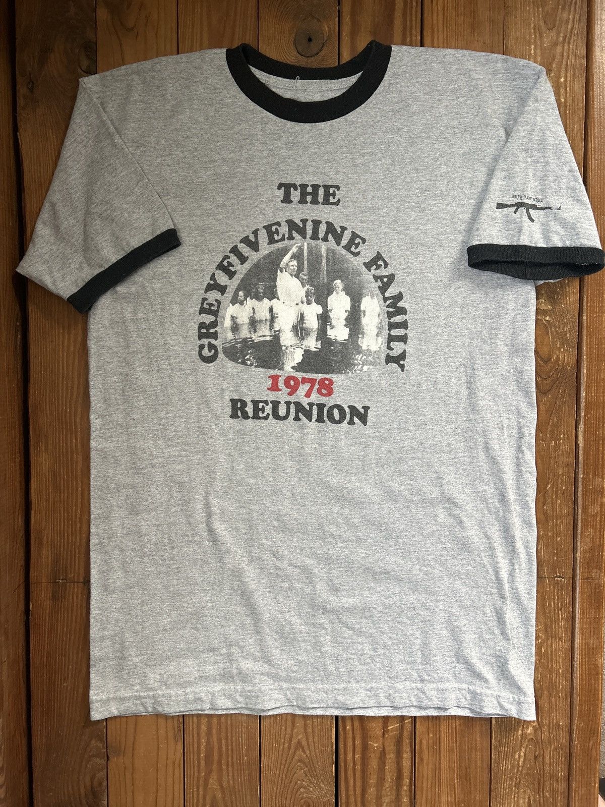 Pre-owned G59 Records Suicide Boys Grey Five Nine 1978 Family Reunion Ringer Shirt