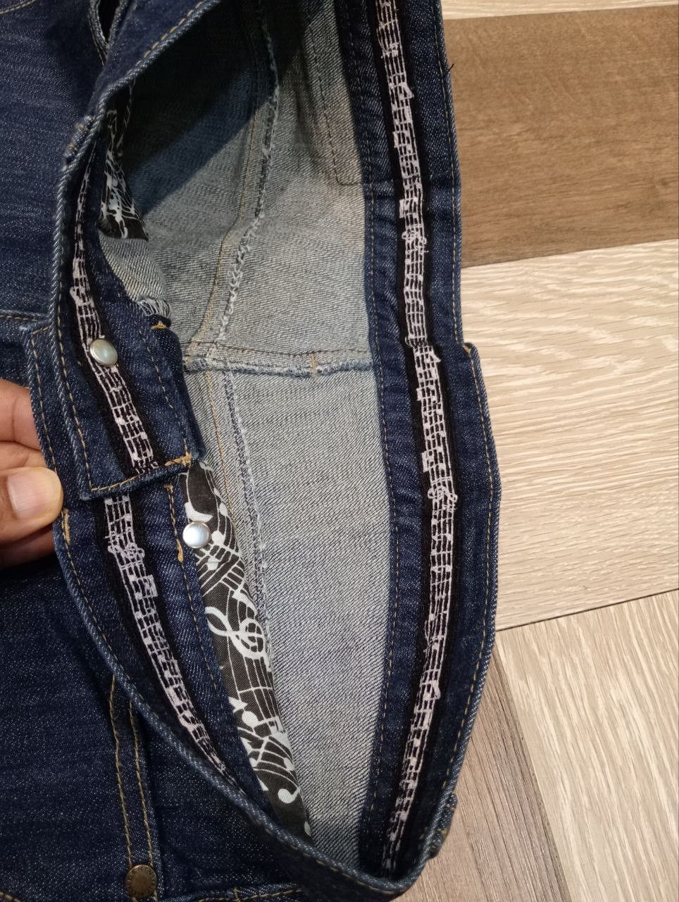 Number (N)ine NUMBER NINE JAPAN INDIGO STRETCH DENIM PANTS Size US 30 / EU 46 - 9 Thumbnail