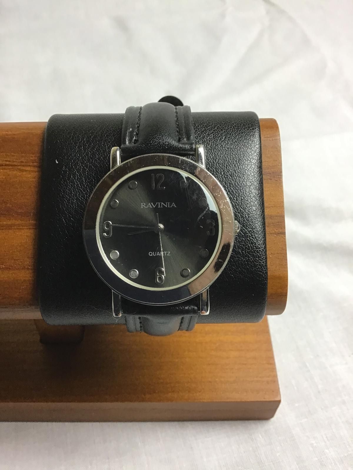 Other Ravinia Quartz Black Leather Strap Watch Size ONE SIZE - 1 Thumbnail