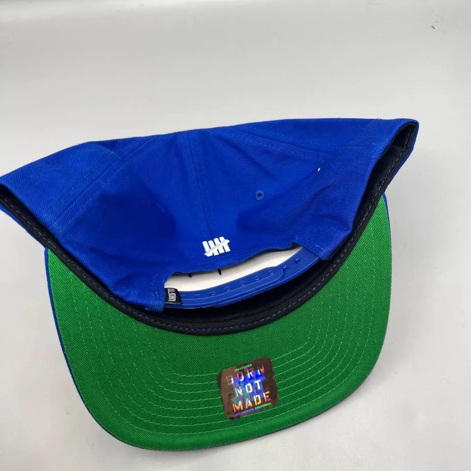 Undefeated Undefeated Hat Men Blue Big Logo Snap Back Cap New Size ONE SIZE - 7 Thumbnail