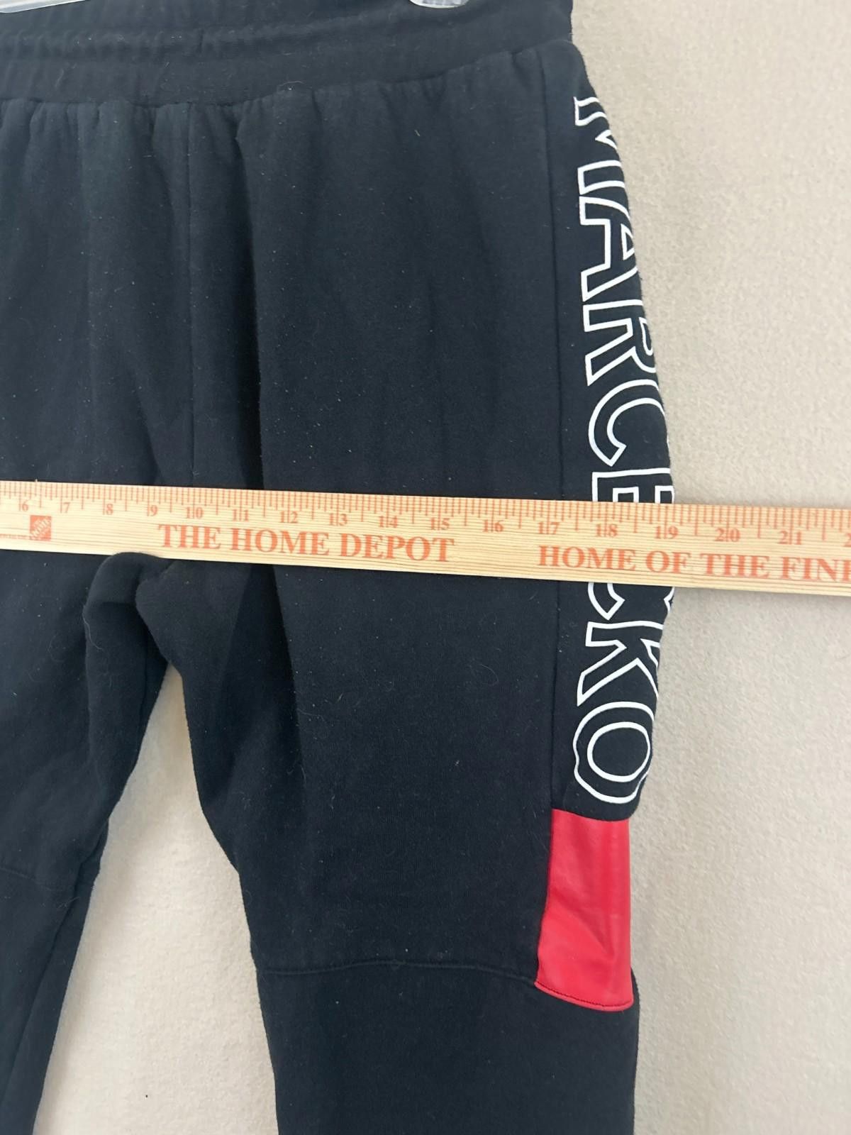 Ecko Unltd. MARC ECKO Cut&Sew Jogger Pants Sm Black Red Streetwear Y2K Size US 30 / EU 46 - 4 Thumbnail