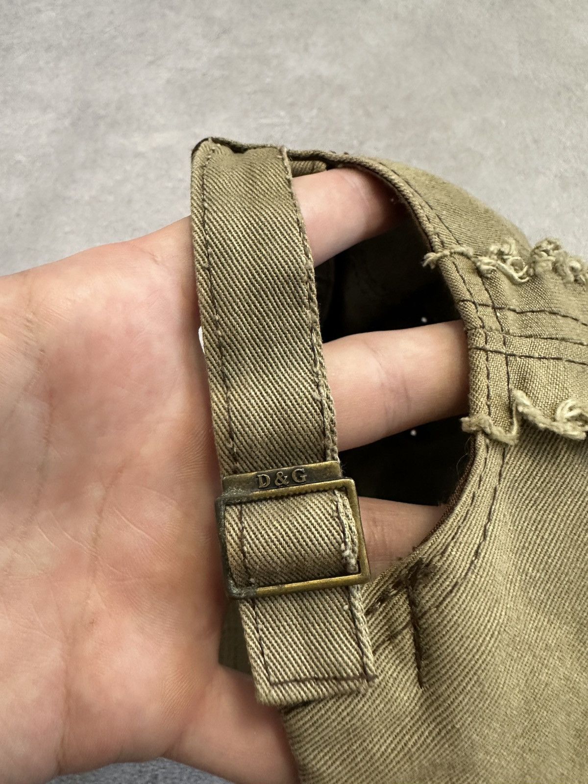 Dolce & Gabbana Dolce & Gabbana Distressed Y2K Vintage Cap Hat D&G Size ONE SIZE - 3 Thumbnail