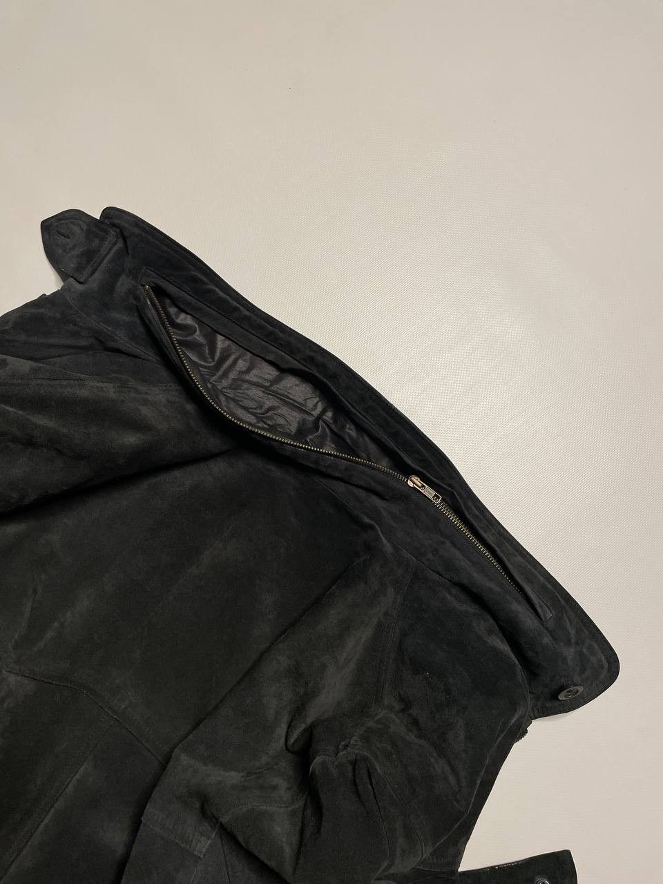 Vintage × Yves Saint Laurent Vintage Yves Saint Laurent Suede Leather Coat Jacket 52 Size US L / EU 52-54 / 3 - 10 Thumbnail