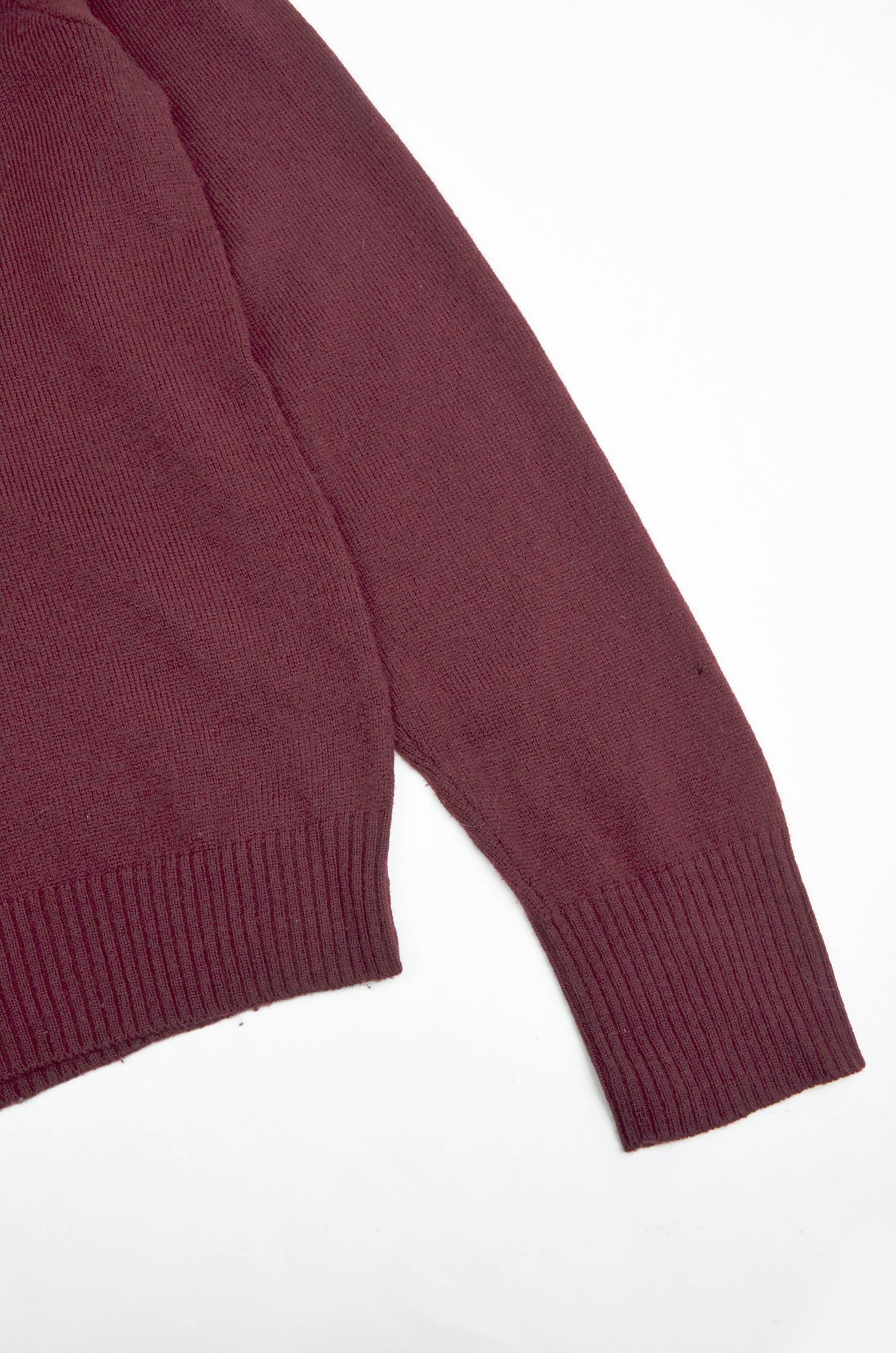 Polo Ralph Lauren Polo Ralph Lauren Lambswool Burgundy Sweater Size L Size US L / EU 52-54 / 3 - 6 Thumbnail