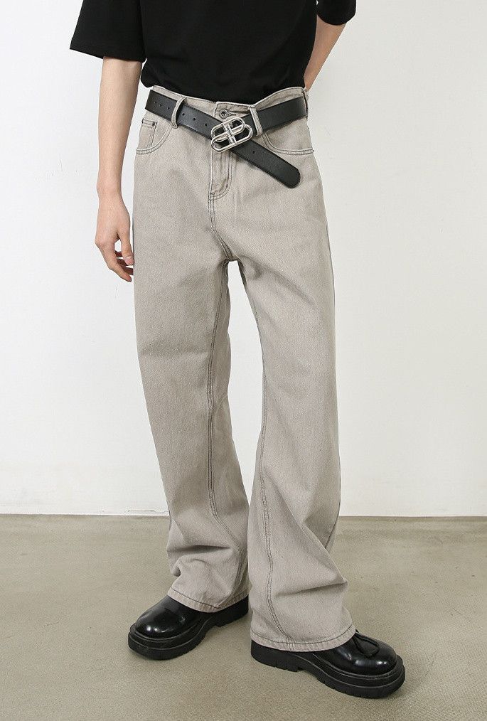 Japanese Brand × Jean Men's washed light grey jeans Size US 32 / EU 48 - 3 Thumbnail