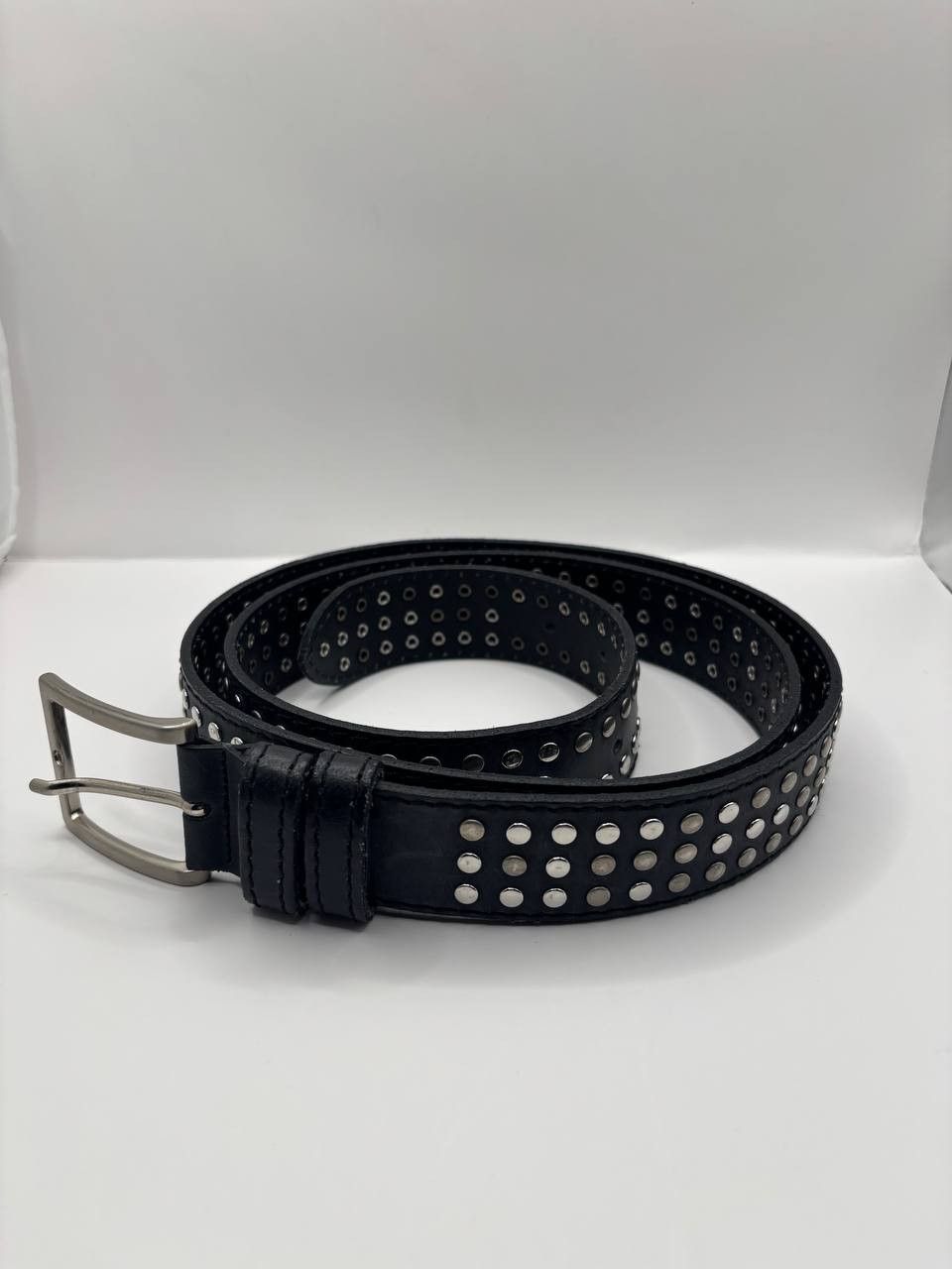 Badolco Vintage Studded Leather Belt Made in Italy