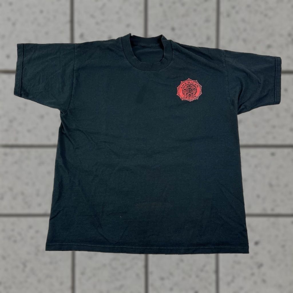 Vintage VINTAGE American Legion Black T Shirt 90s Graphic Print Poppy Run 1997 Large Mens T-Shirt Size US L / EU 52-54 / 3 - 1 Thumbnail