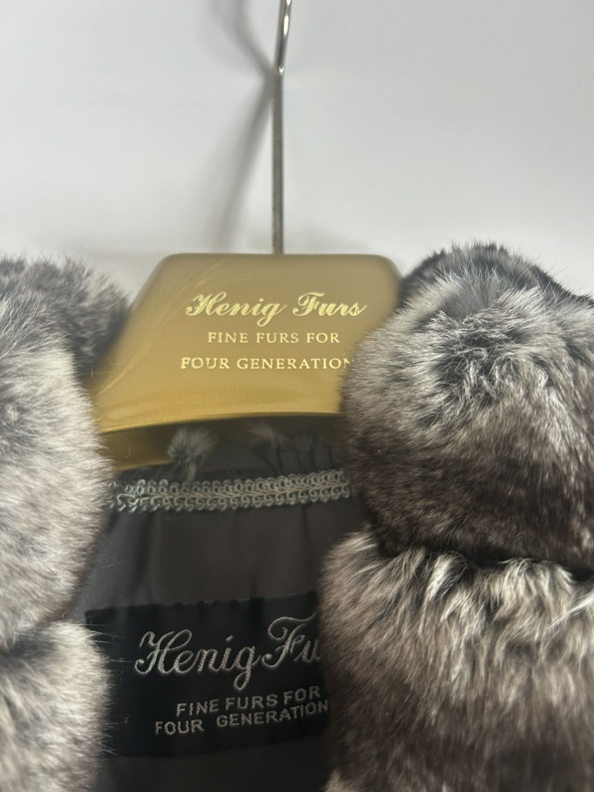 Vintage Henig Furs Inc Authentic Chinchilla Coat USED Size L / US 10 / IT 46 - 6 Thumbnail