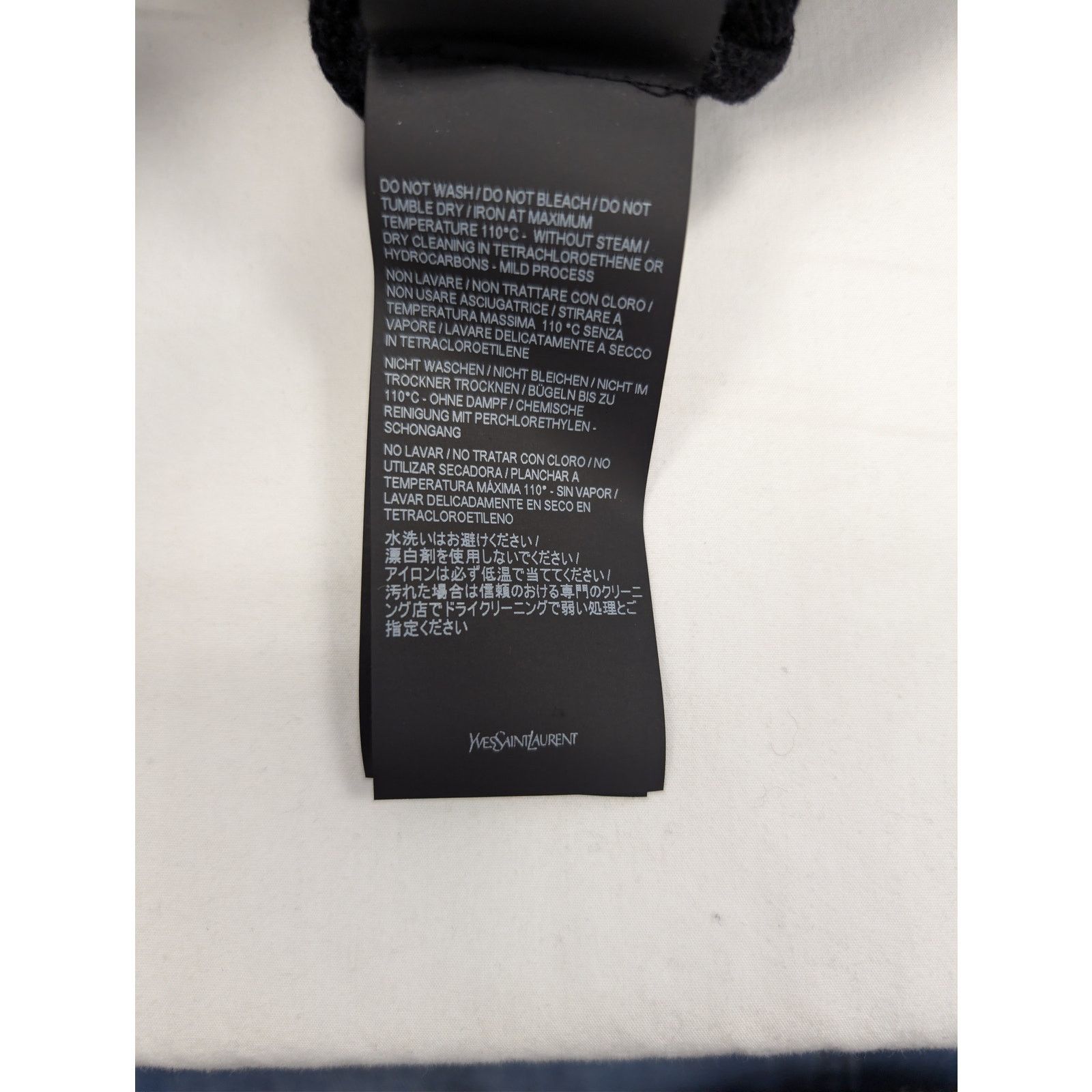Saint Laurent Paris o1rshd1 Pull Encolure Sweatshirt Sweater Mohair in Black Size US XL / EU 56 / 4 - 15 Thumbnail