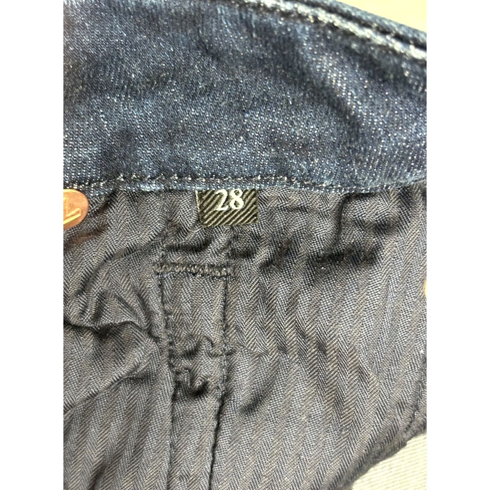 7 For All Mankind 7 For All Mankind Jeans Women Kimmie Straight Leg Denim Dark Blue Size 28 x 28.5 Size 28" / US 6 / IT 42 - 5 Thumbnail