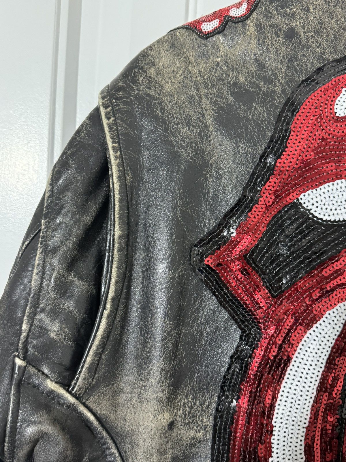 MadeWorn MadeWorn Rolling Stones Leather Jacket XL NWT Rare Size US XL / EU 56 / 4 - 13 Thumbnail