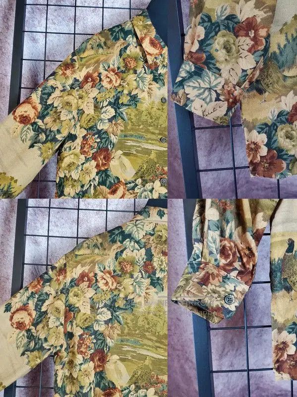 Burberry Burberry Floral Pattern Long Sleeve Shirt for Women. Size L / US 10 / IT 46 - 4 Thumbnail