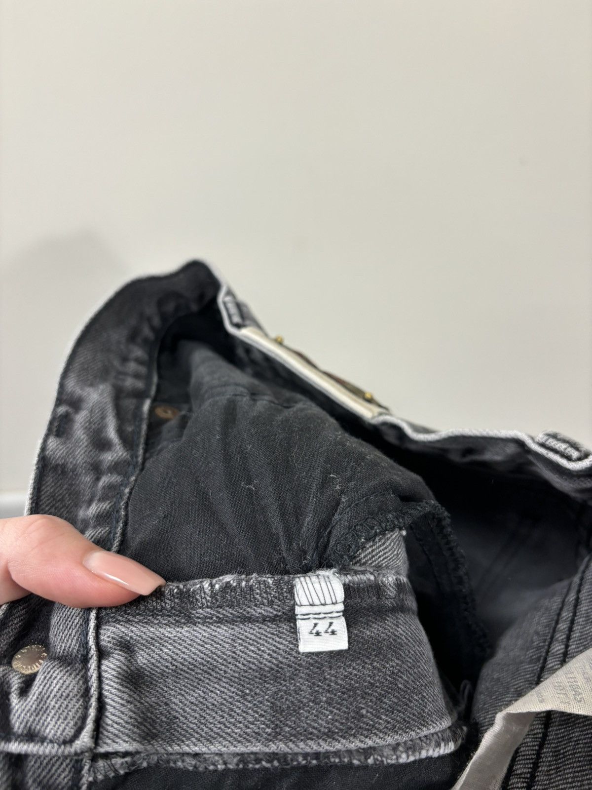 Armani Vintage Armani Jeans 90s Gray Luxury Denim Skinny Jeans Size US 28 / EU 44 - 18 Thumbnail
