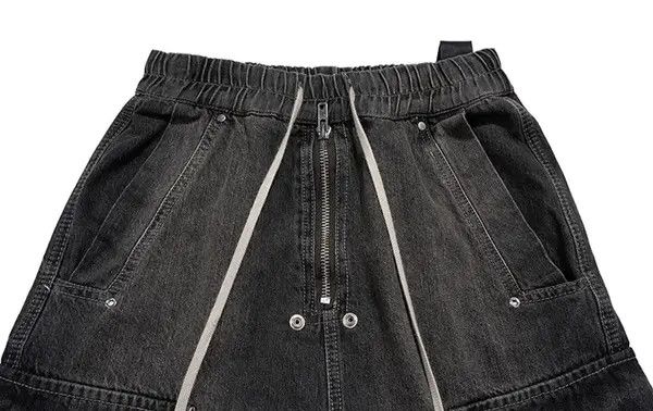 VIBE Hombre Drawstring Elastic Baggy Cargo Jeans y2k Size US 34 / EU 50 - 7 Thumbnail