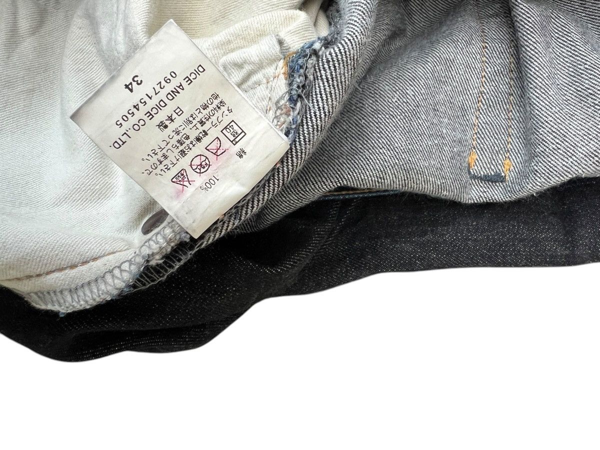 Futura Vintage FUTURA Japan 2 Tones Denim Distressed Jeans Size US 34 / EU 50 - 23 Thumbnail