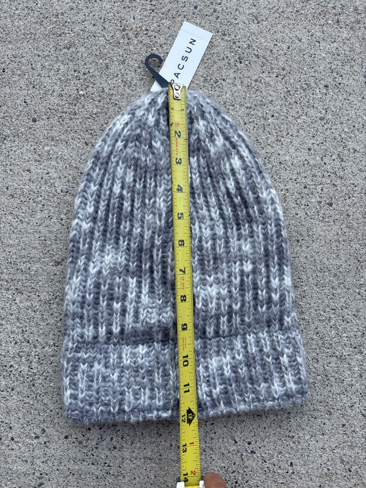 Pacsun Brand New Pacsun Light Grey Snow/Ski Knitted Beanie Size ONE SIZE - 6 Thumbnail