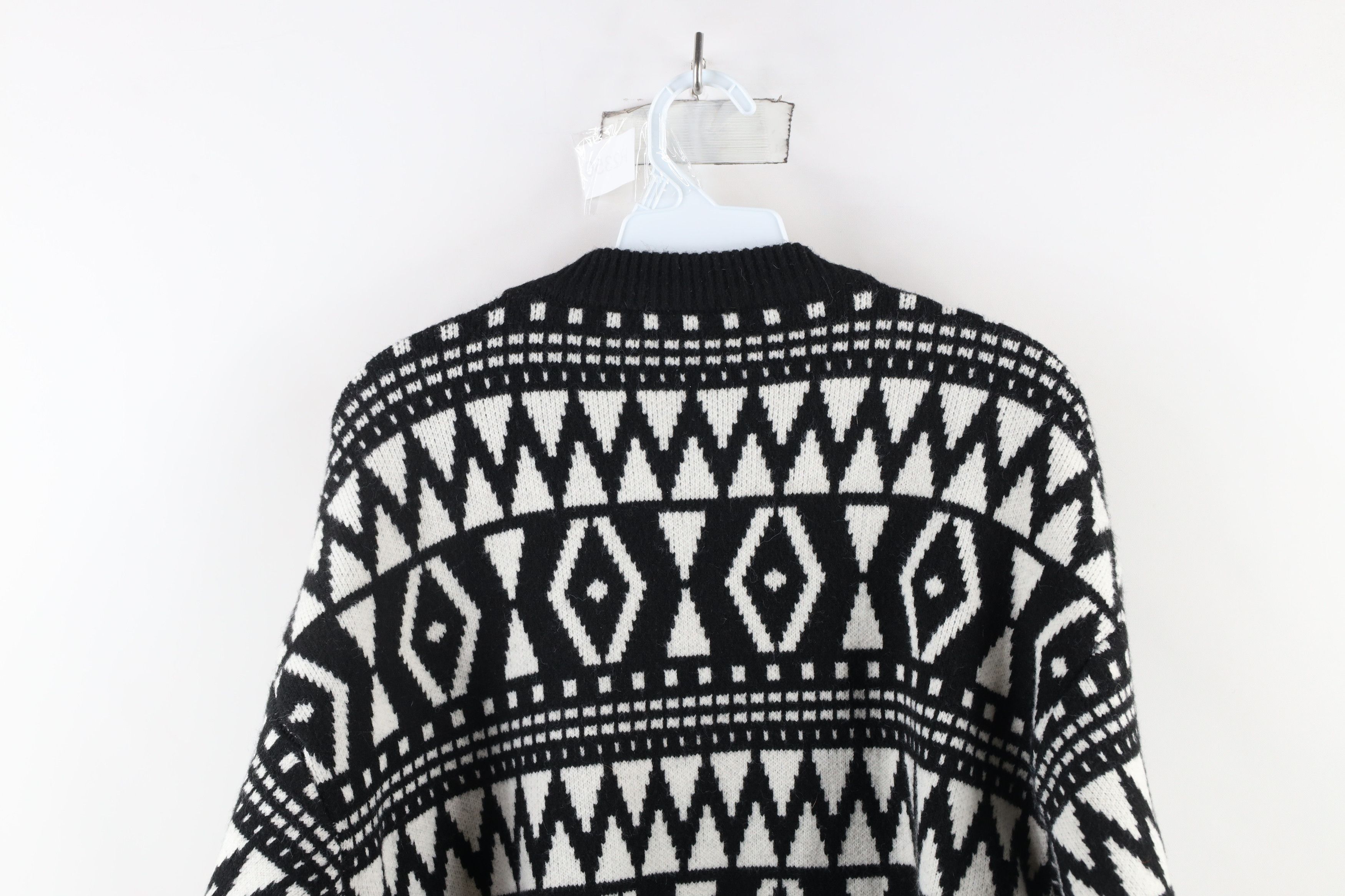 Vintage Vintage 90s Streetwear Heavyweight Knit Dad Sweater Size US L / EU 52-54 / 3 - 7 Thumbnail