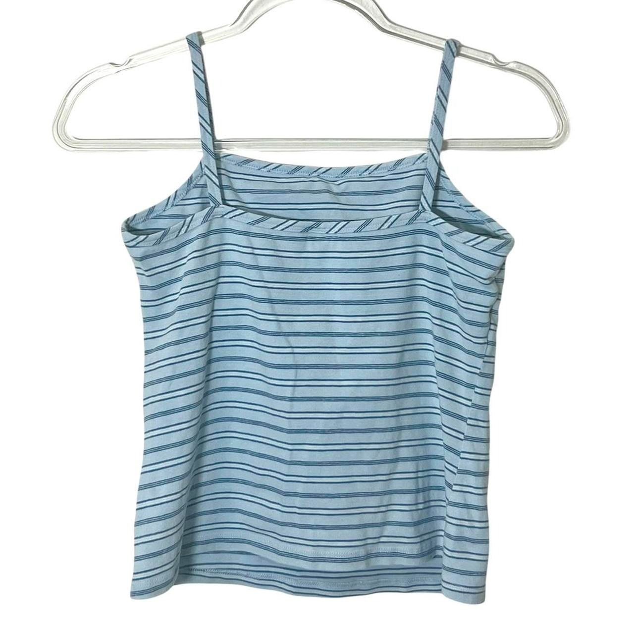 Other Y2k Iangenis Blue Striped Tank Top Size S / US 4 / IT 40 - 3 Thumbnail