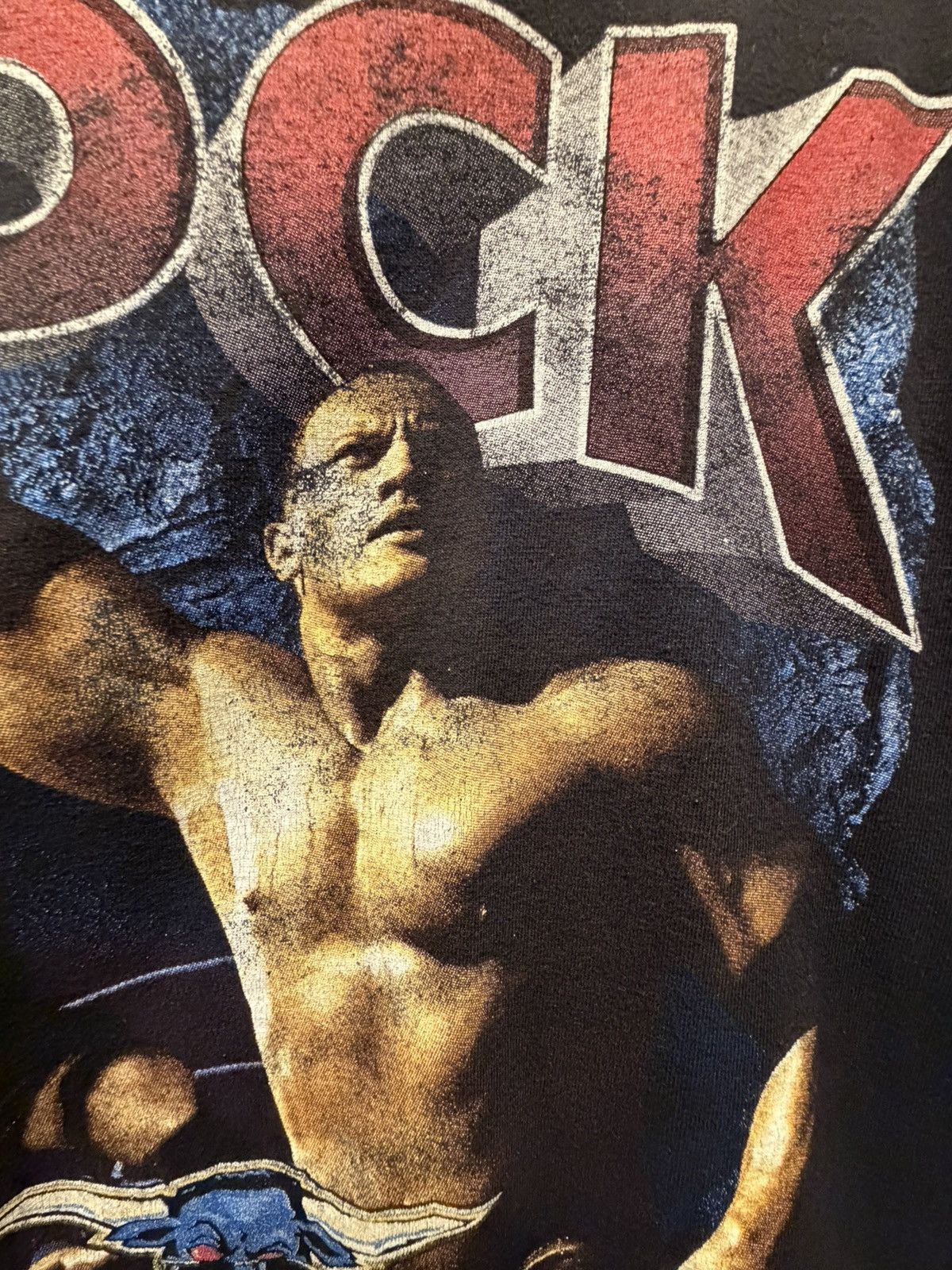 Vintage Vintage 90s/Y2K Boot WWF The Rock Shirt Size US XL / EU 56 / 4 - 2 Thumbnail