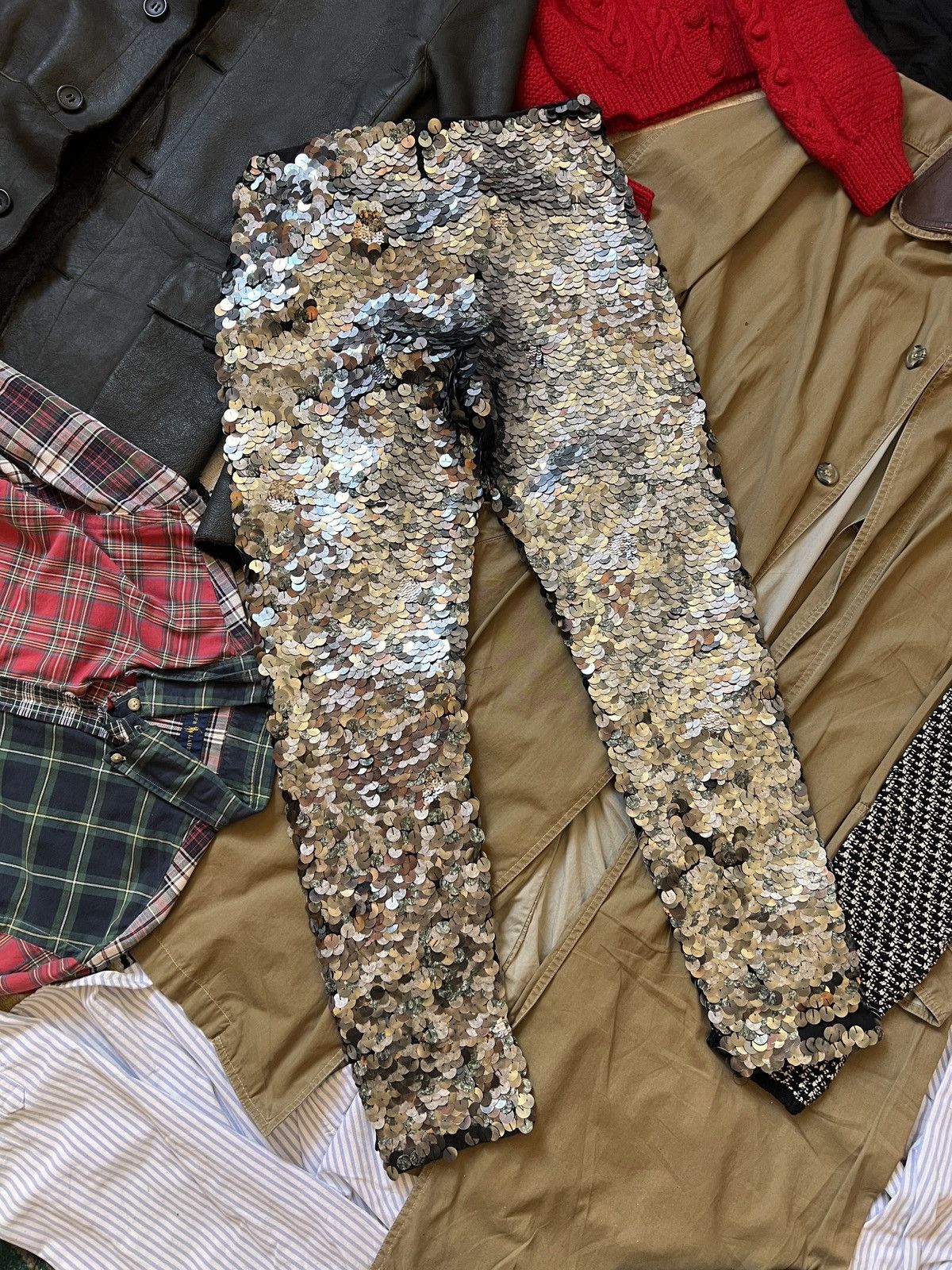 H&M × Isabel Marant Isabel Marant X H&M Pour Mermaid Leggings Stretching Pants Size 28" / US 6 / IT 42 - 4 Thumbnail