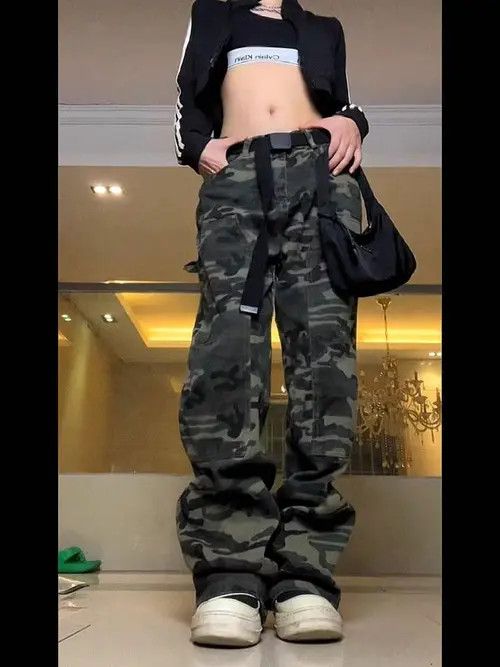 Japanese Brand Mizuki x Ibuki Camouflage High Street Vintage Casual Jeans Size US 31 - 3 Thumbnail