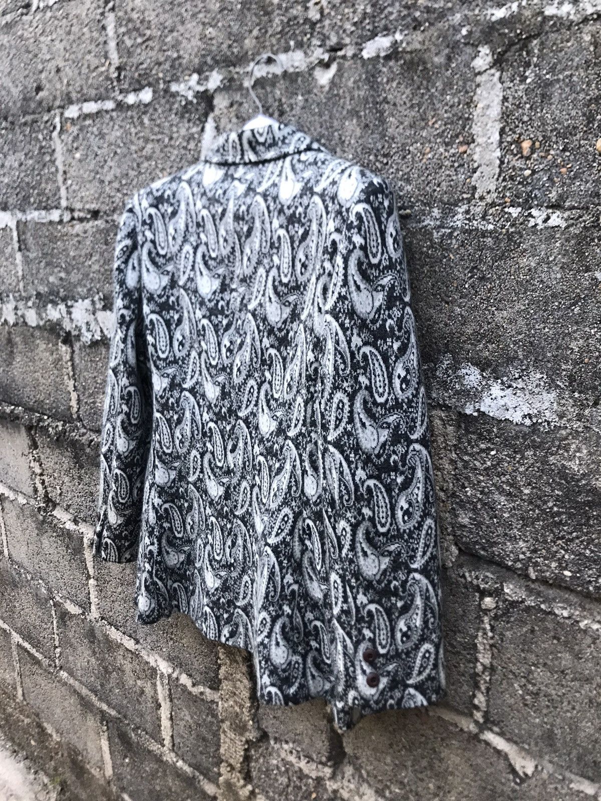 Designer × Japanese Brand × Vintage 🌟Vintage Lovely Queen Wool Paisley Coat Size S / US 4 / IT 40 - 14 Thumbnail