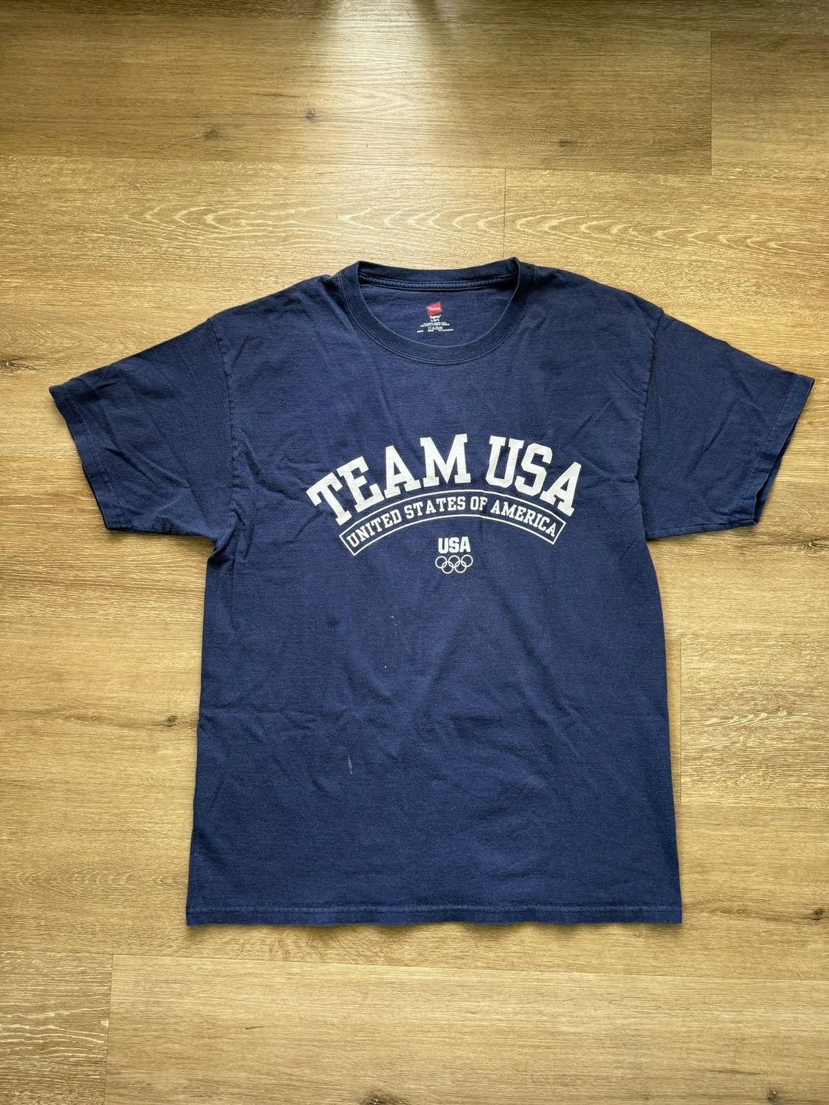 USA Olympics Olympic Tee - TEAM USA Official Arch Logo Dark Blue (Large) Size US L / EU 52-54 / 3 - 1 Thumbnail