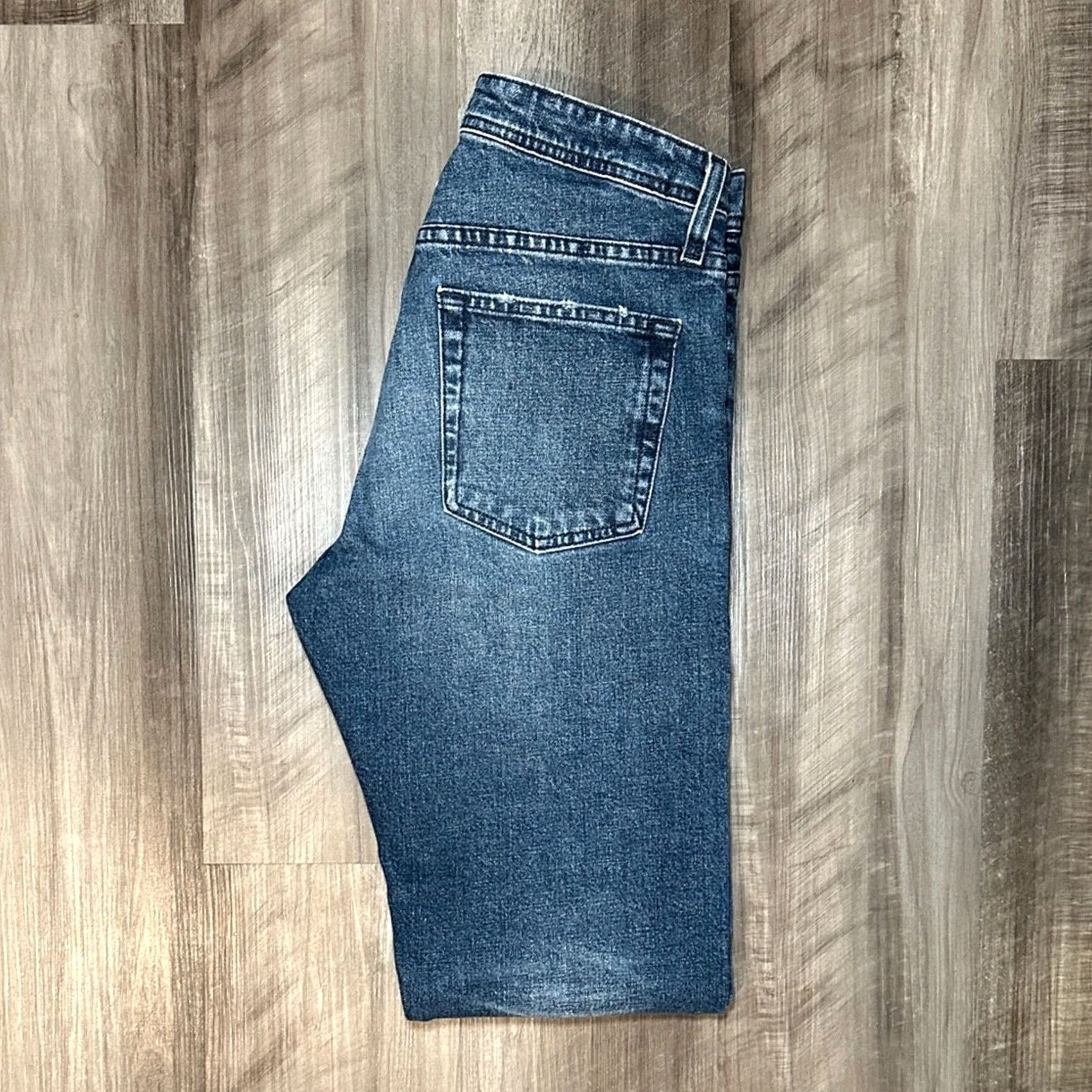 Vintage AG Adriano Goldschmied Denim 360 Tellis Modern Slim Jeans Men 32 Regular Blue 33in Inseam Size US 32 / EU 48 - 2 Thumbnail