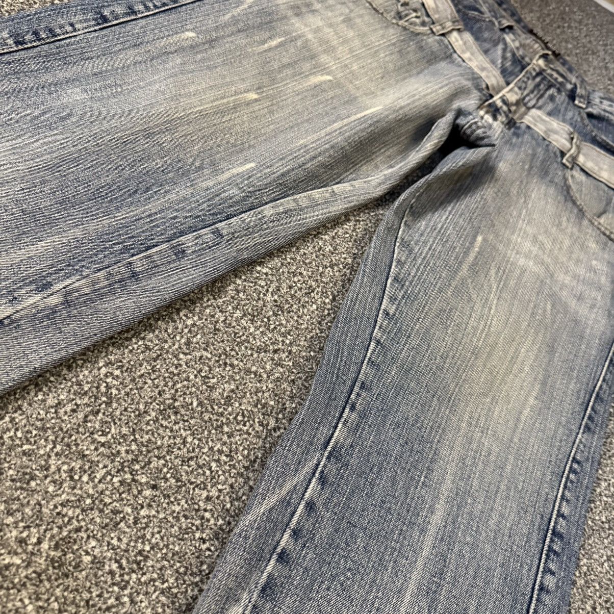 semanticdesign 🔥🇯🇵 Japanese Double Waist Happy Hope Distressed Denim Size US 30 / EU 46 - 9 Thumbnail