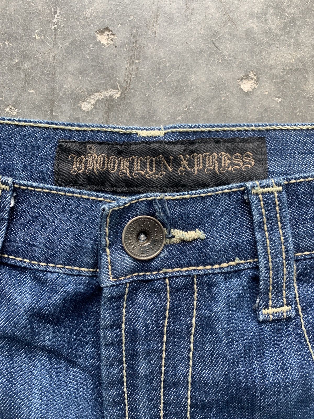 JNCO × Southpole × Vintage Vintage Y2K Brooklyn Xpress Baggy Jeans Size US 36 / EU 52 - 3 Thumbnail
