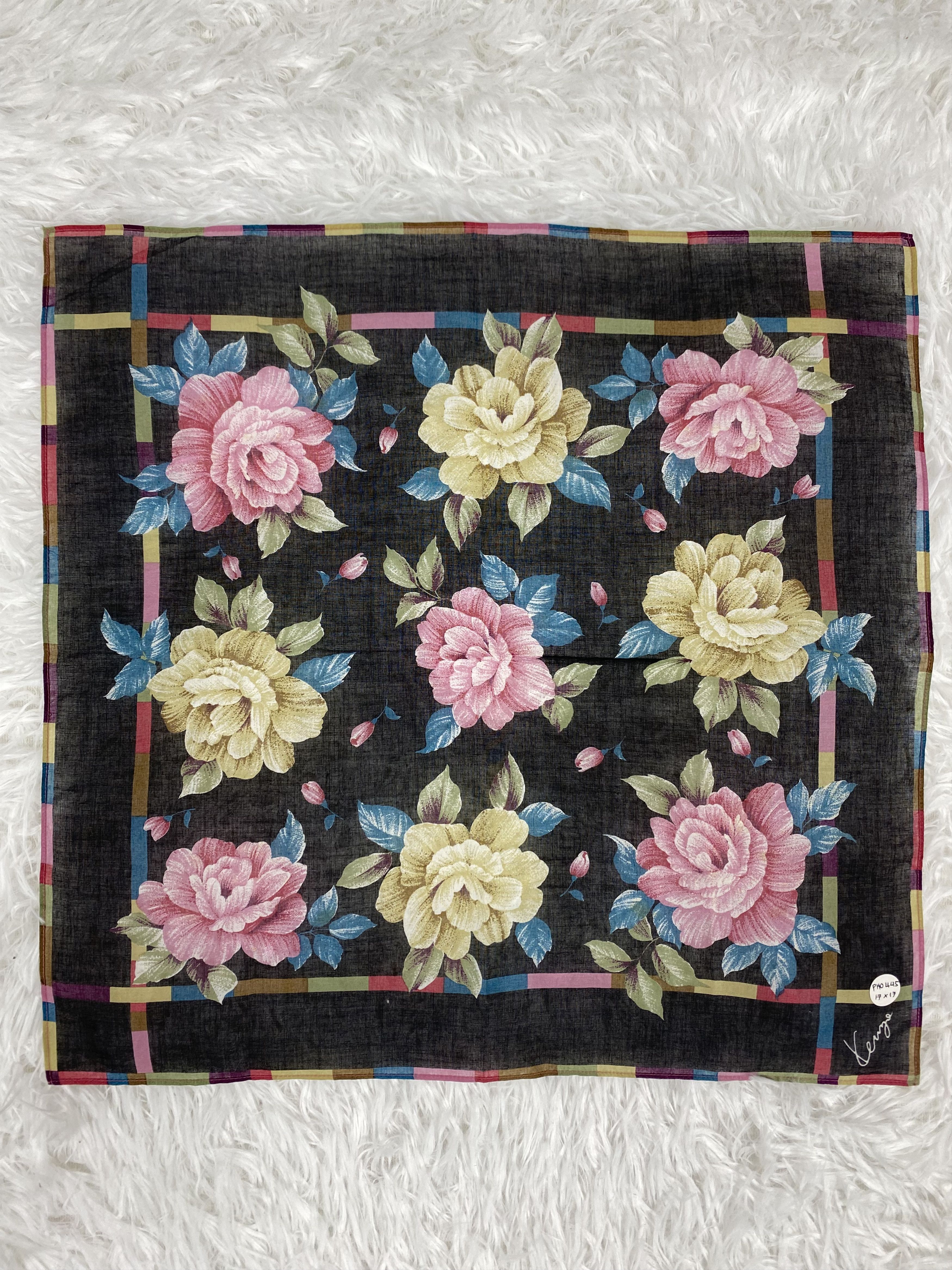 Kenzo Vintage Kenzo Handkerchief Neckerchief PH0445 Size ONE SIZE - 3 Thumbnail