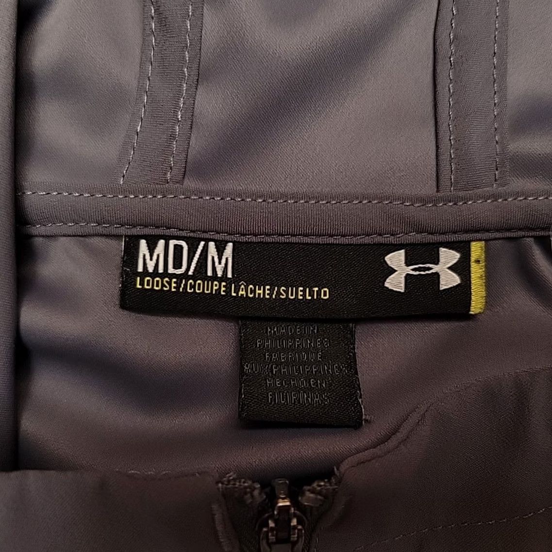 Under Armour Under armour Jacket Womens M Gray Zip Warm Loose Fit Hooded Casual Size M / US 6-8 / IT 42-44 - 4 Thumbnail