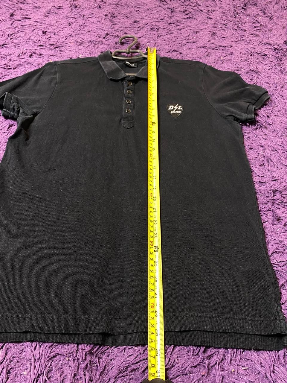 Diesel Polo Black Logo Diesel Y2K Size L Vintage T-Shirt Size US L / EU 52-54 / 3 - 13 Thumbnail