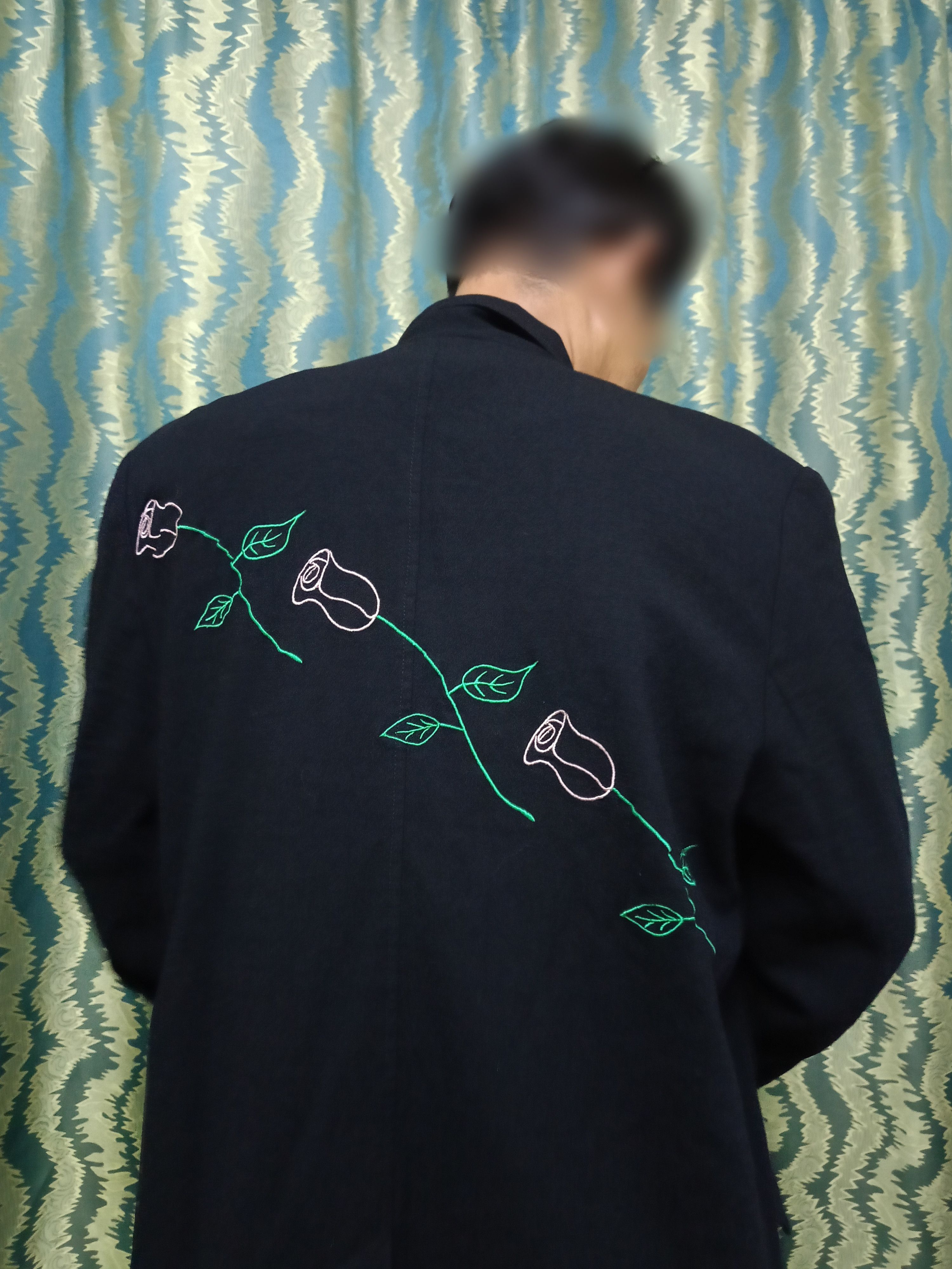 Jean Paul Gaultier × Vintage Vintage Trash Junior Gaultier Long Cardigan Embroidered Size US L / EU 52-54 / 3 - 2 Thumbnail