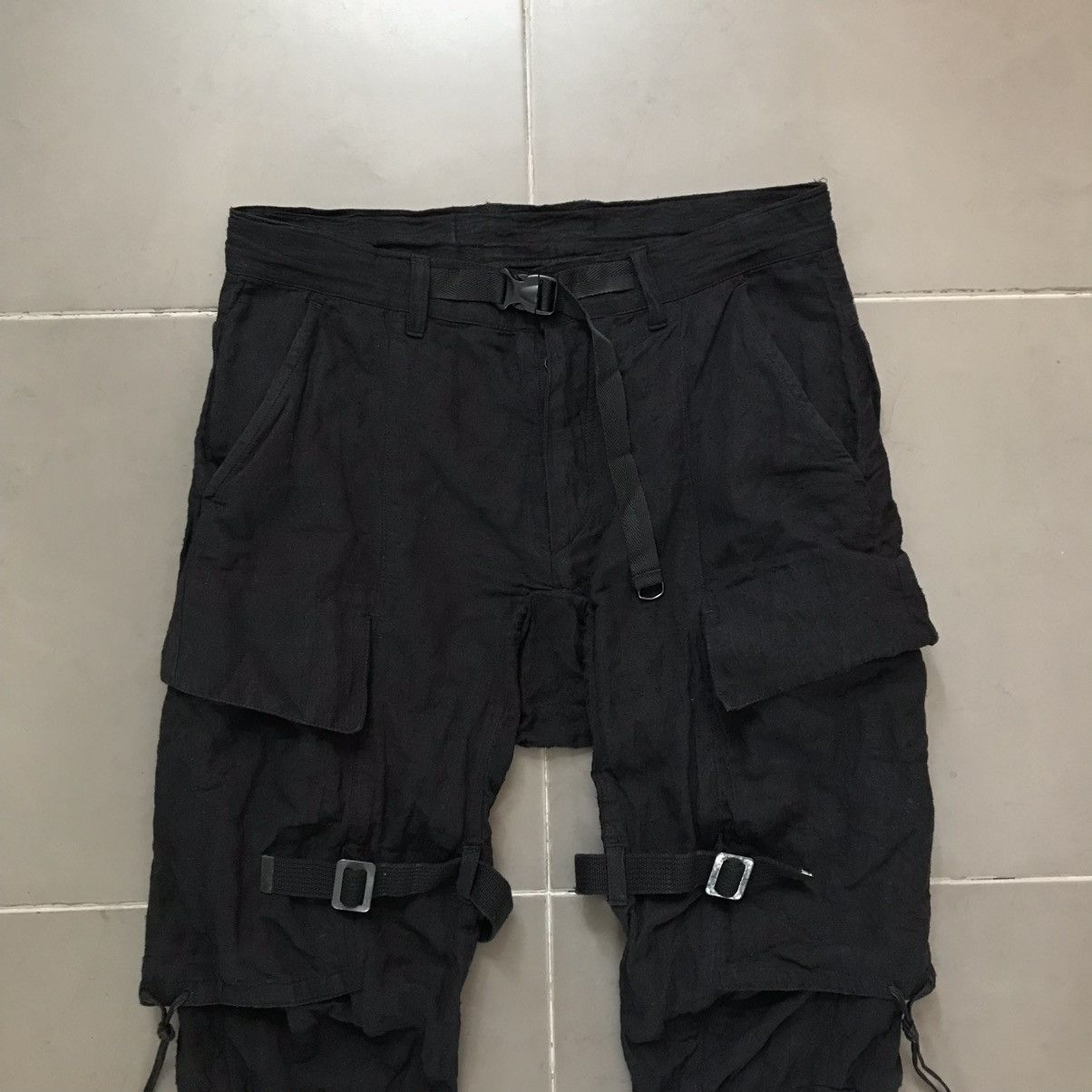 D.Hygen D.HYGEN MIX SILK COTTON LAYERED CARGO PANTS Size US 30 / EU 46 - 10 Thumbnail