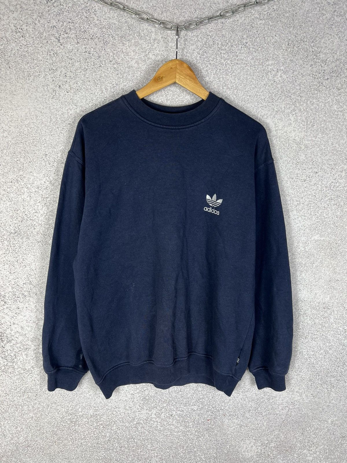 Adidas Vintage Adidas Small Logo Oversized Sweatshirt Size US M / EU 48-50 / 2 - 1 Thumbnail