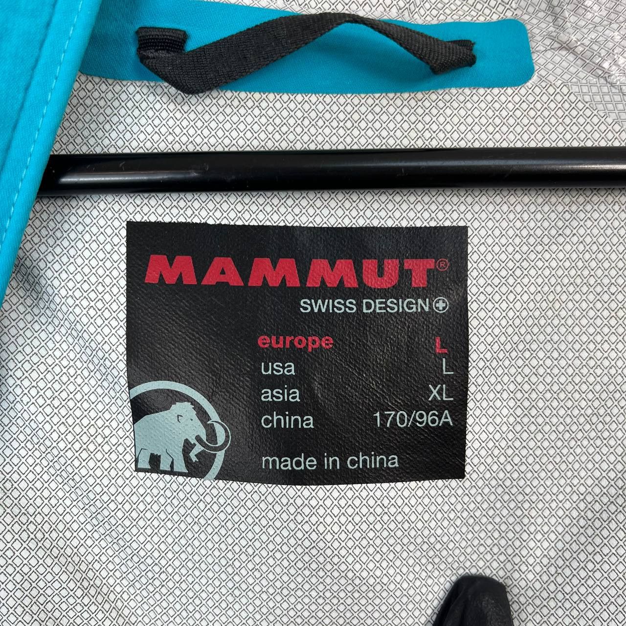 Mammut Mammut Drytech Hooded Waterproof Jacket Hiking Blue Size L Size US L / EU 52-54 / 3 - 6 Thumbnail