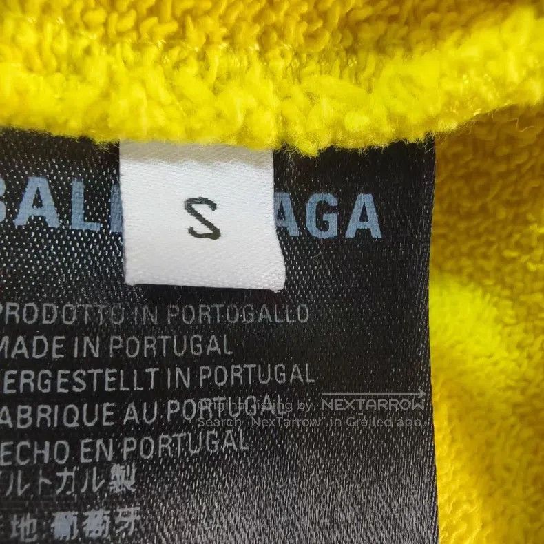 Balenciaga Balenciaga Yellow Logo Hoodie Size US S / EU 44-46 / 1 - 4 Thumbnail